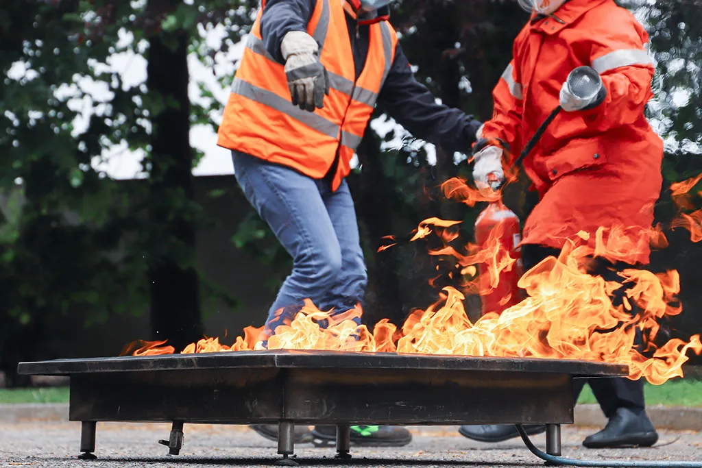 Exercice de sécurité incendie en entreprise — formation I2S Prévention